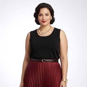 Rafaella Black Camisole Top